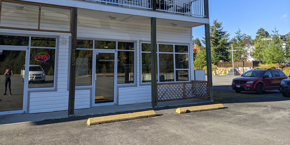 The new Gold River Co-op on a bluebird sky day.